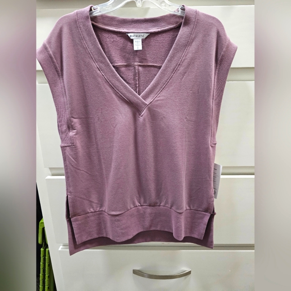 Athleta Retro Terry Sweatshirt